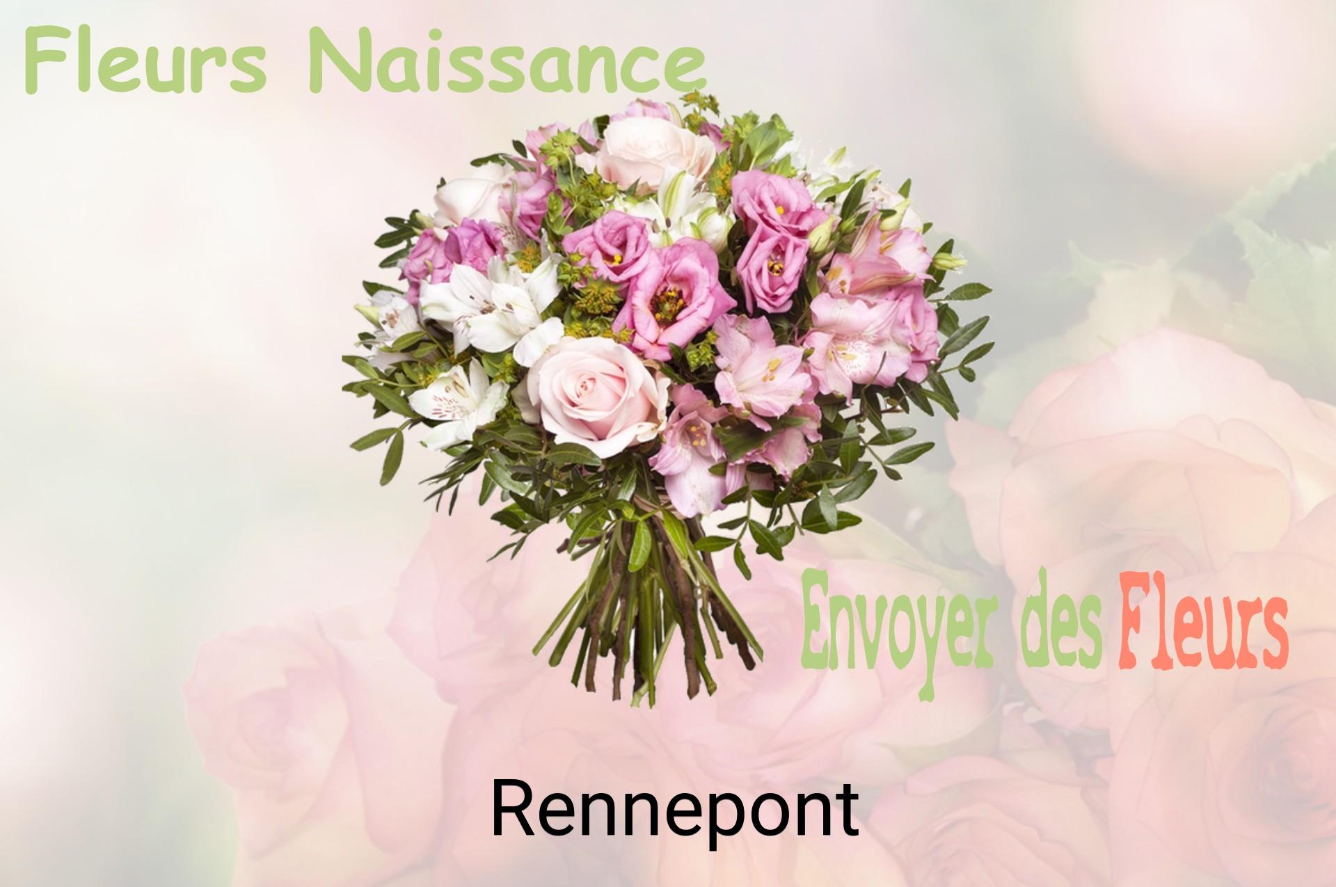 Bouquet de fleurs de naissance livré à Rennepont